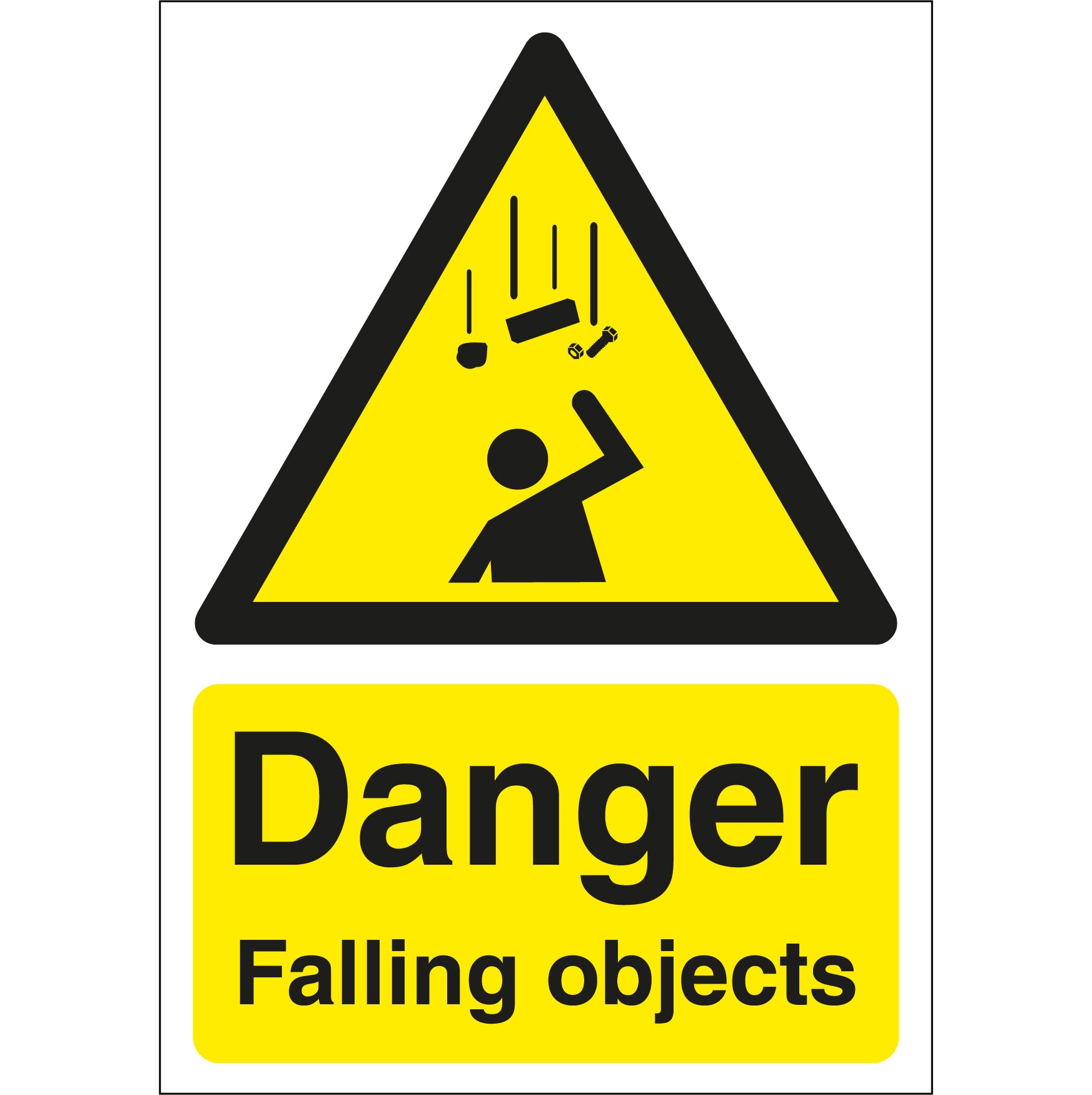 Danger Falling Objects Signs - First Safety Signs