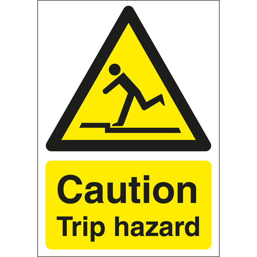 Caution Trip Hazard Signs - First Safety Signs