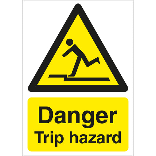 Danger Trip Hazard Signs - First Safety Signs
