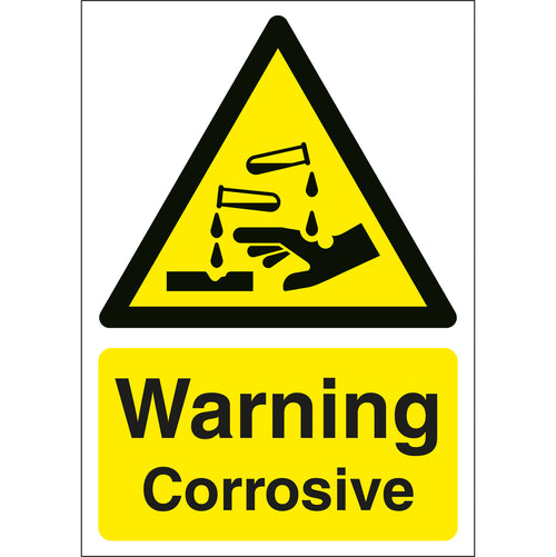Warning Corrosive Signs - First Safety Signs