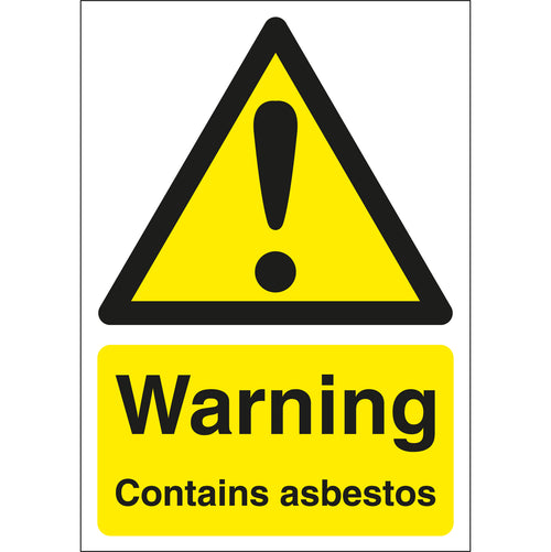 Warning Contains Asbestos Signs - First Safety Signs