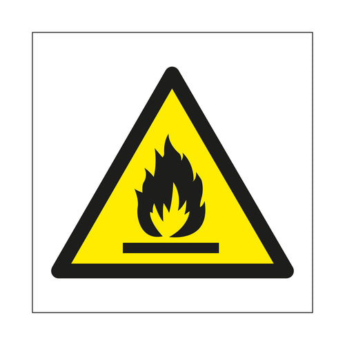Flammable Symbol Signs - First Safety Signs