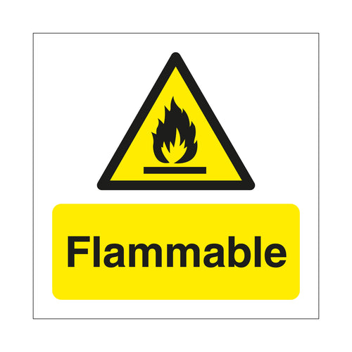 Flammable Sign - First Safety Signs