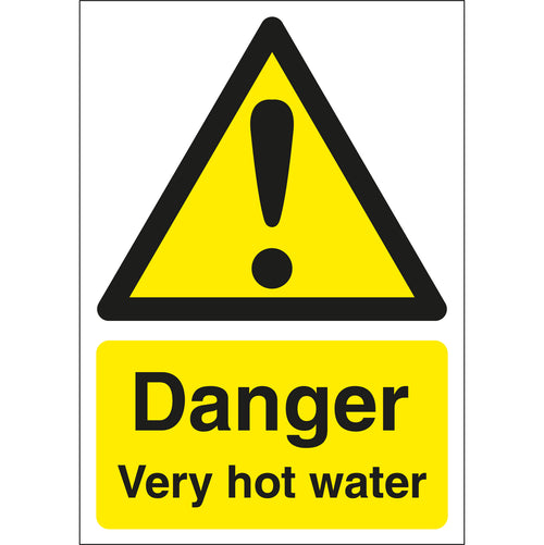 Danger Very Hot Water Signs - First Safety Signs