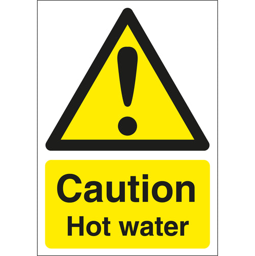 Caution Hot Water Signs - First Safety Signs
