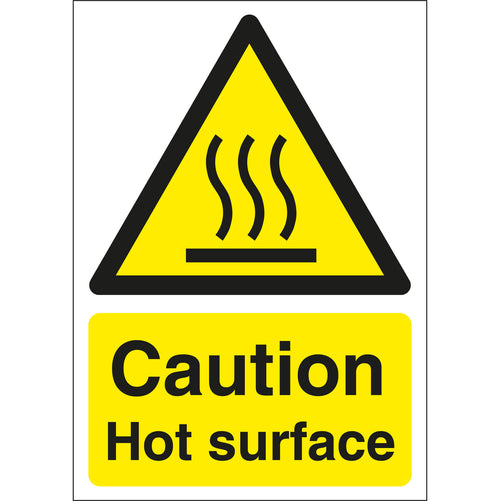 Caution Hot Surface Signs - First Safety Signs