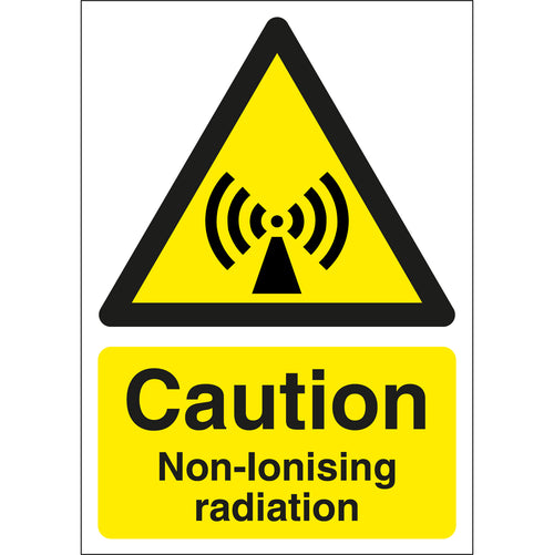 Caution Non-Ionising Radiation Signs - First Safety Signs