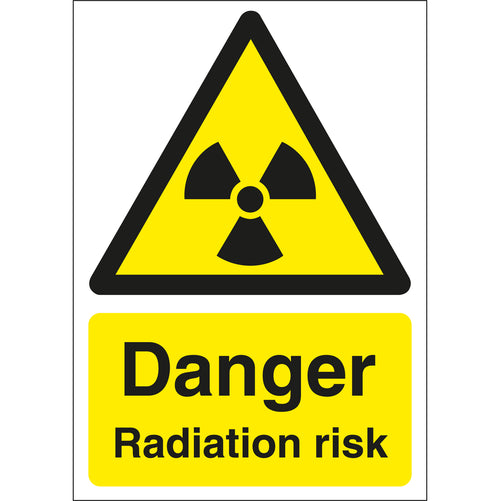 Danger Radiation Risk Signs - First Safety Signs