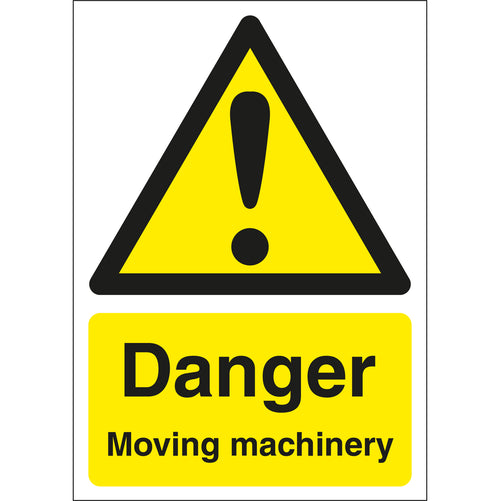 Danger Moving Machinery Signs - First Safety Signs