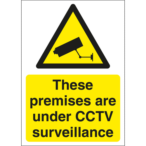 These Premises Are Under CCTV Signs - First Safety Signs